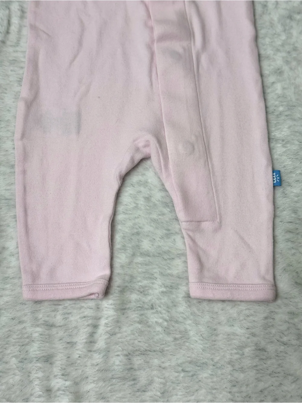 Simply Magnetic Me Baby Girl Pink Footless Sleeper 0-3M Organic Cotton Solid